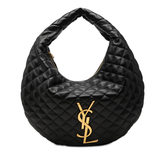 Saint Laurent Handbags - Pre-Loved Saint Laurent Quilted Nappa Monogram Icare Hobo